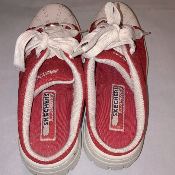 Vintage Retro Sketchers 90s White Slip On Sneakers - Picture 3 of 10